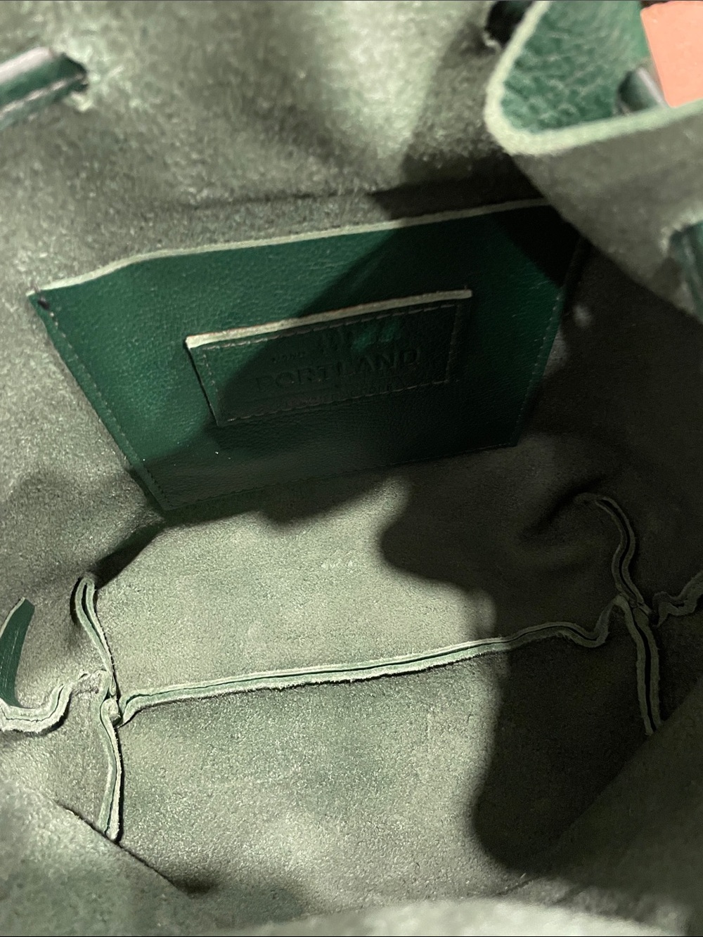 Portland Leather Goods Large Bucket Bag C Sale - Picture 7 of 11
